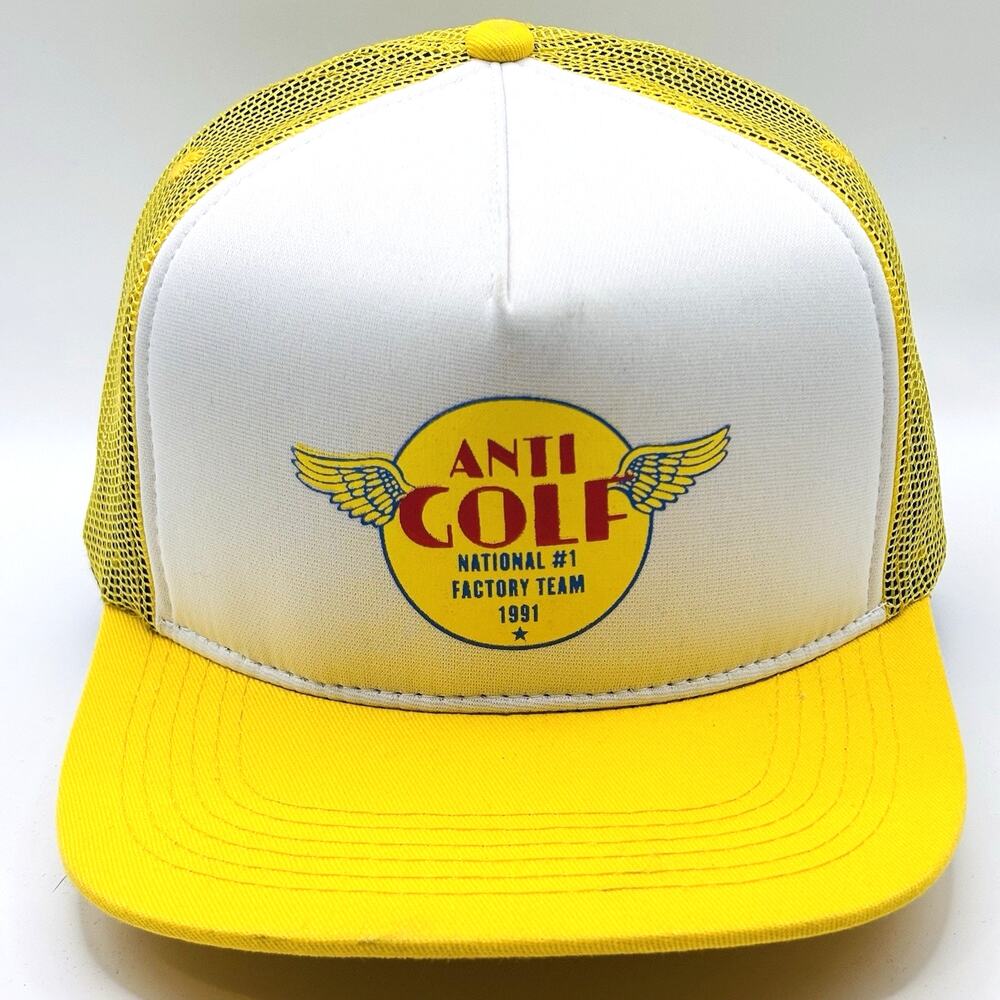 GOLF WANG Trucker Hat Cap SnapBack Yellow “Anti Golf” Tyler The Creator